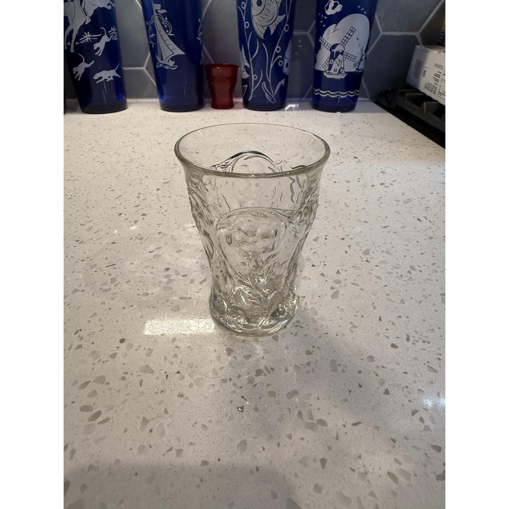 McKee Rock Crystal Clear 3 1/2" Juice Tumbler EAPG Depression Glass